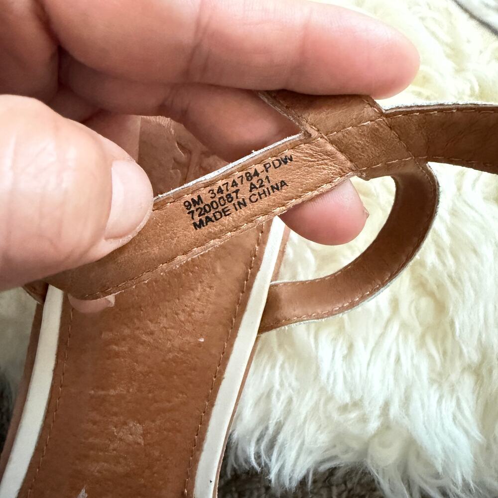 Frye Lucia Strappy Braid Sandal Powder White - Picture 6 of 7